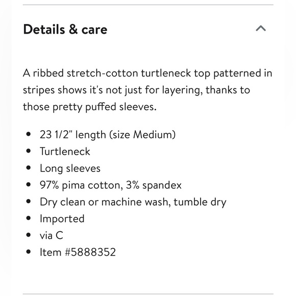 NWOT Veronica Beard Cedar Striped Puff Sleeve Multicolor Turtleneck Sweater - Picture 13 of 15